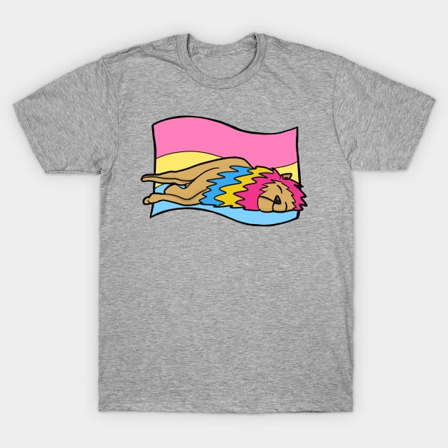 Pansexual Pride Flag T-Shirt by marzipanpond